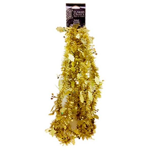 Dyno Seasonal Solutions 10' Gld Tinsel Garland 125510-0972